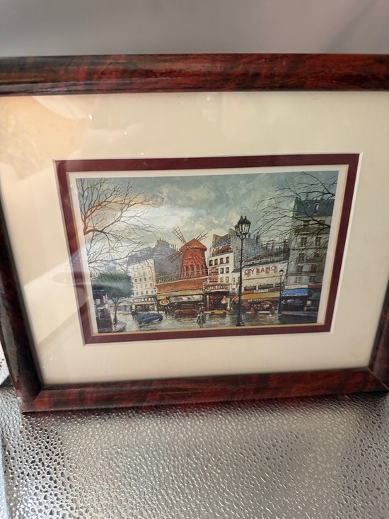 None Other - Vintage Print by Georges B. The Moulin Rouge in Paris